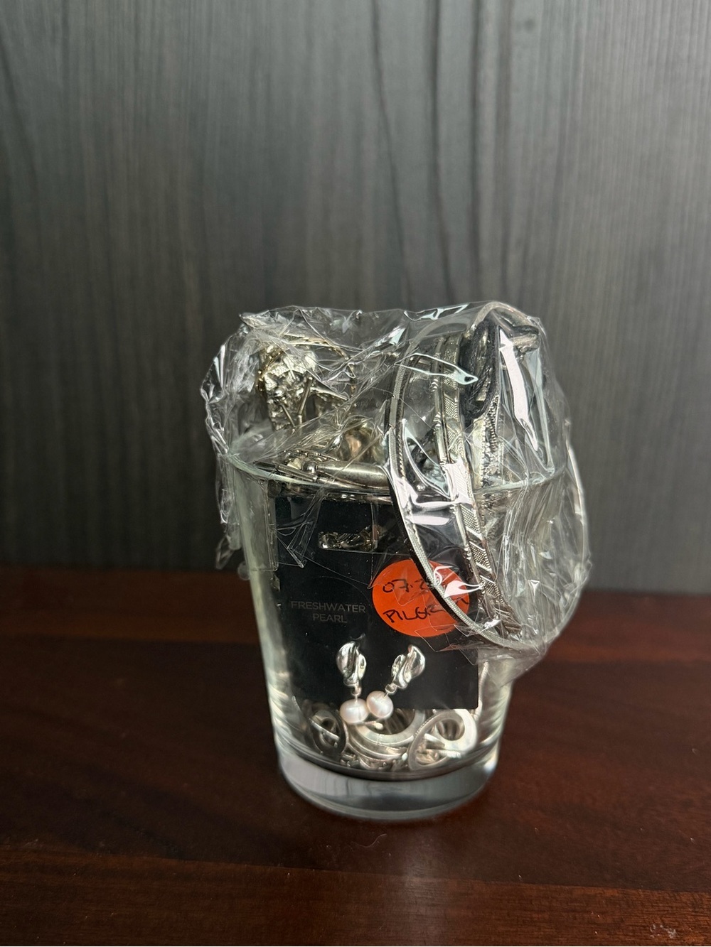 Silver Mystery Jewelry Jar